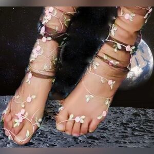 🌛Moon Flower - Lace Socks